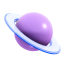 purple saturn